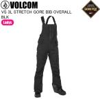 ショッピングボルコム VOLCOM ボルコム H1352400 VS 3L STRETCH GORE BIB OVERALL BLK スノーボードウェア ボルコムウェア ゴアテックス レディースST 爆買