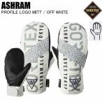 ASHRAMashu Ram ASRM25W12 PROFILE LOGO MITT Pro файл Logo рукавица OFF WHITE сноуборд перчатка Gore-Tex рукавица ST. покупка 