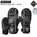 ASHRAMashu Ram ASRM25W12 PROFILE LOGO MITT Pro файл Logo рукавица BLACK сноуборд перчатка Gore-Tex рукавица ST. покупка 