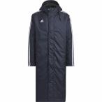 ショッピングベンチコート ADIDAS アディダス マストハブ スリーストライプス ロングボアコート(ネイビー) KWX71 JG8513 ベンチコートST