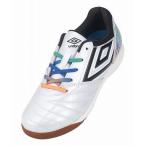 UMBRO アンブロ UF4FCST3J WHBK アクセレイター TR JR WIDE IN ホワイト×レインボー フットサル ジュニア インドアシューズST