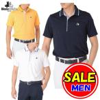 【50％OFF！セール】ブラック＆ホワイト / ブラック アンド ホワイト（春夏モデル！）チビ襟 半袖シャツ/吸水速乾機能 （メンズ）