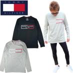 ショッピングトミー トミーヒルフィガー Tommy Hilfiger ロンT 長袖 Tシャツ ロゴ メンズ レディース 09T4241 丸首 部屋着 ルームウェア TOMMY HILFIGER L/S CREW NECK