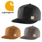 カーハート CARHARTT キャップ 帽子 ワーク スポーツ スナップバック アウトドア 101604 106665 メンズ レディース 撥水 速乾 FIRM DUCK GLAT BRIM CAP