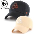 47 フォーティーセブン ブランド キャップ ボルチモア オリオールズ 黒 RGW03GWSNL ベースボールキャップ 帽子  47 クリーンナップ 柔らか 47BRAND ORIOLES