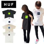 ハフ HUF 半袖 Tシャツ TS01666/TS01954 ボックスロゴ 前ロゴ メンズ レディース カットソー 丸首 HUF ESSENTIALS BOX LOGO S/S TEE
