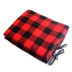 MOOKXUU 電気毛布 12v電気毛布 ホットブランケット 加熱毛布 車用 電気ひざ掛け 防寒保温 過流過圧保護 電気ブランケット 多機能カー毛布