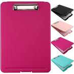 クリップボード (ローズレッド) a4 クリップファイル A4 バインダー?a4 多機能 ファイルボード ライティングパッド 二つ折り スケッチ..