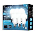 Yahoo! Yahoo!ショッピング(ヤフー ショッピング)ロハス LED電球 E26口金 100W形相当 昼光色 14W 高輝度 1700lm 一般電球形 全方向タイプ 密閉形器具対応 6個入【新モデル】