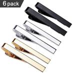 タイピン、VIAKY ネクタイピン タイクリップ 高級 タイバーセット メンズ ファッション スーツピン 真鍮製 シンプル 日常仕事・結婚式・ビジネス