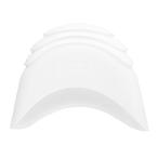 つま先保護カバー, つま先ズキズキ防止パッド 靴のサイズ調整 (S, ホワイト)つま先クッション シリコン保護キャップ 足ズレ・前滑り・型崩れ・パカパ