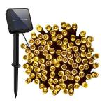 Cshare LED ソーラーストリングライト ソーラーライト 屋外 200led 20M LEDイルミネーションライト キャンプ ライト ガーランド