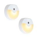 Yahoo! Yahoo!ショッピング(ヤフー ショッピング)LEDナイトライト【2個セット・PSE取得済】足元灯 常夜灯 Miraitech ベッドサイドランプ 明暗センサー コンセント式 暖色柔らかい 寝室/