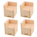 Kaittyoffice 4個入 家具ソフトフィート 継ぎ脚 家具リフター 高さ調整 防湿 テーブル/ベッド/キャビネット用 L型 8.8x8.8x8