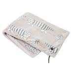 コイズミ 電気ひざ掛け USB ブランケット リサ・ラーソン グレー 90×60cm KDH-L113U/H