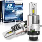 �wR�^�C�v��p�xSUPAREE D2R LED �w�b�h���C�g �Ԍ��Ή� �|���t�� 6500K �z���C�g DC12V �É�������p�t�@���t�� 2�Z�b�g