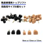 ショッピングハイヒール 3組セット ハイヒール 靴底修理 U型 釘 トップリフト 金具太さ3mm 替え 交換 DIY メンテナンス すり減り ヒール パンプス ヒールプレート 6個 かかと 送料無料