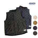 ショッピングアーメン 【父の日ギフト】レディース/メンズ/ARMEN/アーメン/REVERSIBLEVEST/ナイロンキルティングリバーシブルベスト/品番：NAM9984