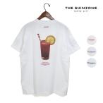 ★レディース THE SHINZONE ザシンゾーン COCKTAIL TEE カクテル プリントTシャツ 品番_25MMSCU14 2025春夏【1枚までメール便可】