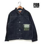 メンズ FOB FACTORY エフオービー ファクトリー WW2 DENIM BLOUSE  大戦モデル デニムブラウス ジャケット ファーストモデル  1st 岡山 児島 品番：F2460 日本製