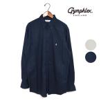 ショッピングジムフレックス メンズ Gymphlex ジムフレックス リネン ポリエステル ボタンダウン 長袖シャツ 品番：GY-B0196LIP 2025春夏 【1枚までメール便配送可】