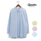 ショッピングジムフレックス ☆レディース Gymphlex ジムフレックス ワイドストライプB.Dシャツ 品番：GY-B0285TTS 2024春夏【SALE】【20%OFF】