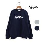 ショッピングジムフレックス ☆メンズ Gymphlex ジムフレックス ヨークスリーブ ロゴクルーネックスウェット 品番：GY-C0317MUK 2024春夏【SALE】【20%OFF】