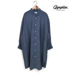 レディース Gymphlex ジムフレックス ボタンダウン ワイド シャツ ワンピース 長袖 シャンブレー 品番:GY-G0098TPS