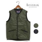 メンズ/LAVENHAM/ラベンハム/Unwadded Thornham/キルティングベスト/品番:LV7045/2024春夏