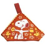 Yahoo! Yahoo!ショッピング(ヤフー ショッピング)どっとポーチ おにぎりポーチ スヌーピー オレンジAD （タオル ハンカチ ハンドタオル ポーチ）