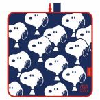 どっとポーチ スヌーピー ふかふか スヌーピー 総柄B （タオル ハンカチ ハンドタオル ポーチ）