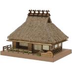 ウッディジョー ミニ建築 No.5 かやぶきの家 （木製 建築 模型）