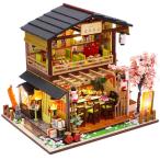ハイテック DIYミニチュアハウスキット 1/24 すし屋 DIYKIT-01