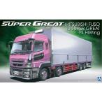 アオシマ プラモデル 1/32 ヘビーフレイトシリーズ No.14 三菱ふそう '10 スーパーグレートFS ハイウイング