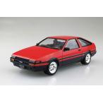 アオシマ プラモデル 1/24 プリペイントモデル No.SP トヨタ AE86 トレノ '83 レッド/ブラック