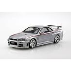 アオシマ プラモデル ザ・モデルカー 1/24 ニッサン BNR34 スカイライン GT-R NISMO S-TUNE '04