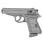 マルシン 完成品 X-PFCブローバック 発火式モデルガン ワルサーPP 初期型 シルバーABS