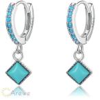 ターコイズピアスレディースS925...