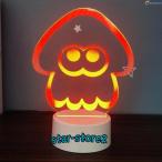 スプラトゥーン3 ナイトライト ジェットウォータース グッズ イカ かわいい イベント usb充電 タッチ調光 RGB 16色切り替え 雰囲気作り リモコン付き