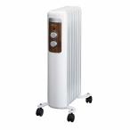 オイルヒーター 7枚フィン 3段階切替 キャスター付き 1200W 温度調節 電気ヒーター 足元 ヒーター 転倒時自動電源OFF 安心 安全 寒さ対策 冬 暖房器具