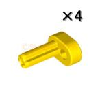  Lego LEGO technique детали продажа поотдельности #2853 technique e Gin коленчатый вал ( машина ось есть ): желтый (4 шт. комплект )