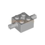  Lego LEGO машина детали продажа поотдельности #30000 блок 2×2( боковая сторона . колок 2 шт ): свет blue tone Ray 