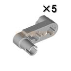  Lego LEGO technique детали продажа поотдельности #33299 technique подъемный рычаг 1×3 колок есть кривошип : свет blue tone Ray (5 шт. комплект )