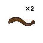レゴ LEGO 動物パーツ ばら売り #43892 象の尾：ダークブラウン(2個セット)