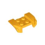 レゴ LEGO 車パーツ ばら売り #44674 ヘッドライトカバーマッドガード2×4：ブライトライトオレンジ