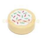  Lego LEGO детали продажа поотдельности #98138pb256 плитка 1×1 круг ( springs ru печенье ): язык 