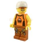 レゴ LEGO シティミニフィグ：ロッククライマーの男性(#60202)