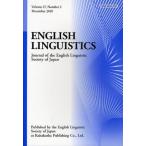 ENGLISH LINGUISTICS Journal of the English Linguistic Society of Japan Volume27，Number2（2010December）