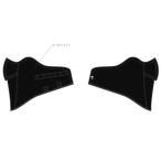 PEARL IZUMI( жемчуг izmi) FA-3K холодный затеняющая шторка UV лицо покрытие 1 черный F FA-3K-1-F