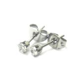 Yahoo! Yahoo!ショッピング(ヤフー ショッピング)得♪3mmクリアカラーストーン ステンレスピアス2個Set 1201142